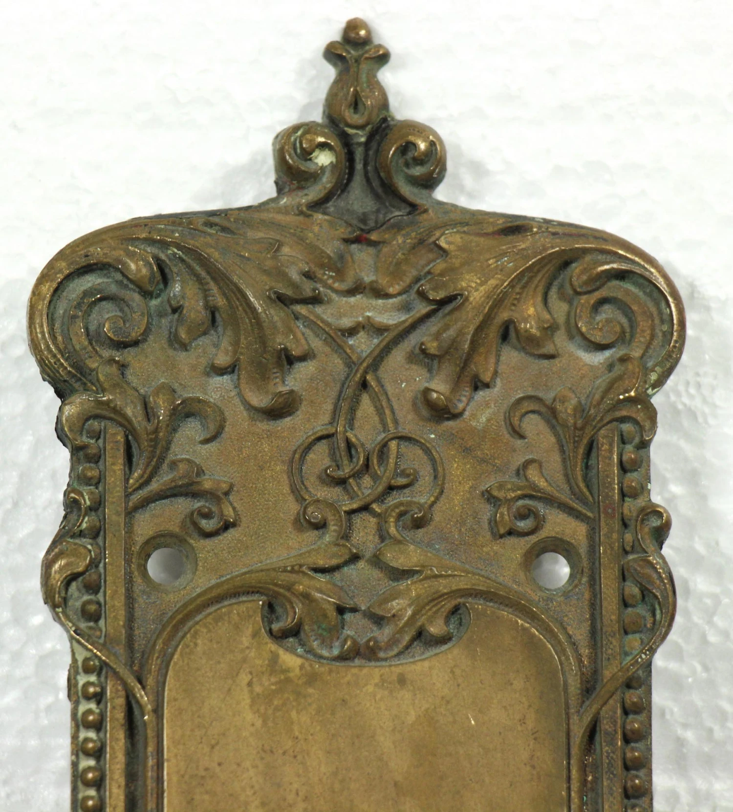 Antique French 17.25 In. Bronze Door Pull Handle 6 Antique French 17.25 In. Bronze Door Pull Handle - Image 4