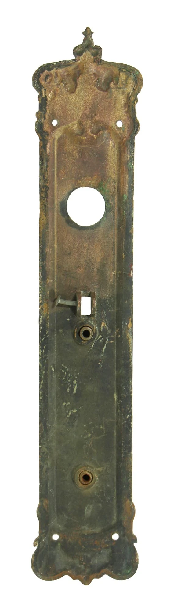 Antique French 17.25 In. Bronze Door Pull Handle 12 Antique French 17.25 In. Bronze Door Pull Handle - Image 10