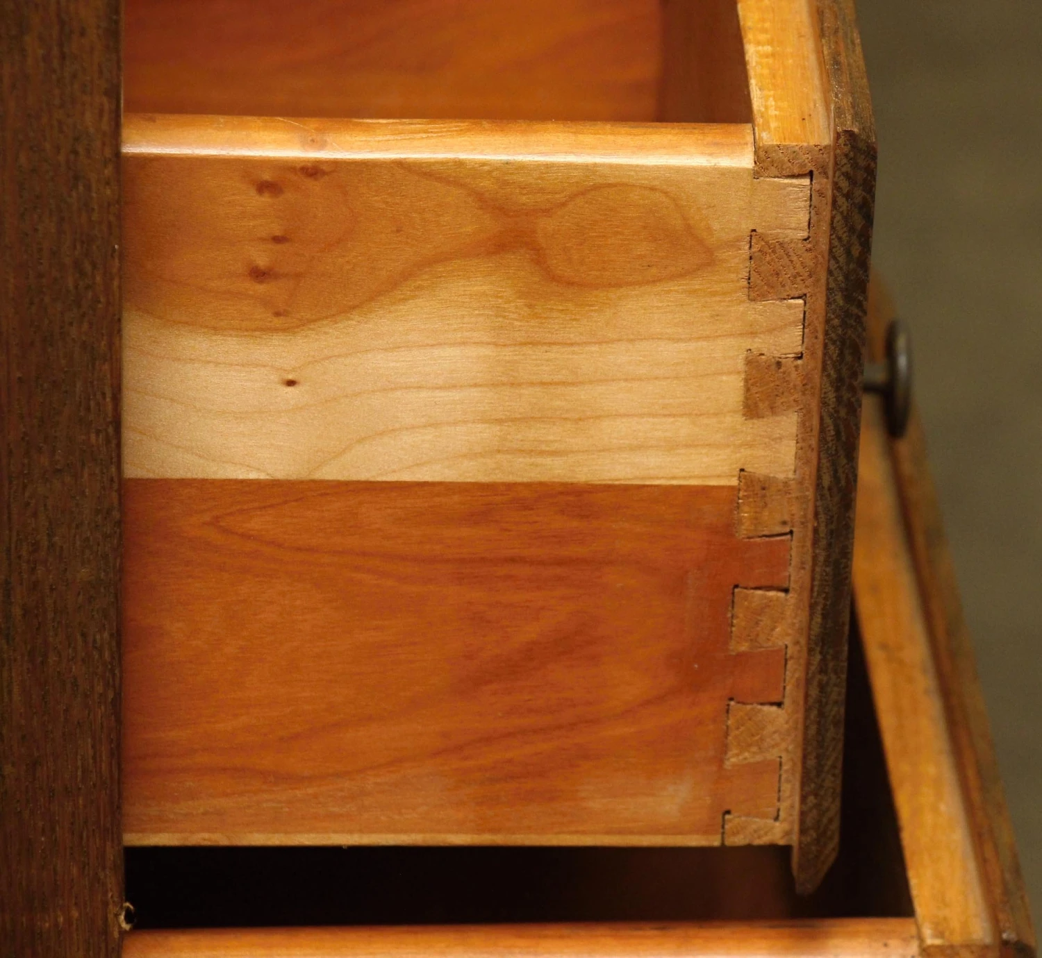 Solid Oak Hutch Cabinet 9 Solid Oak Hutch Cabinet - Image 7