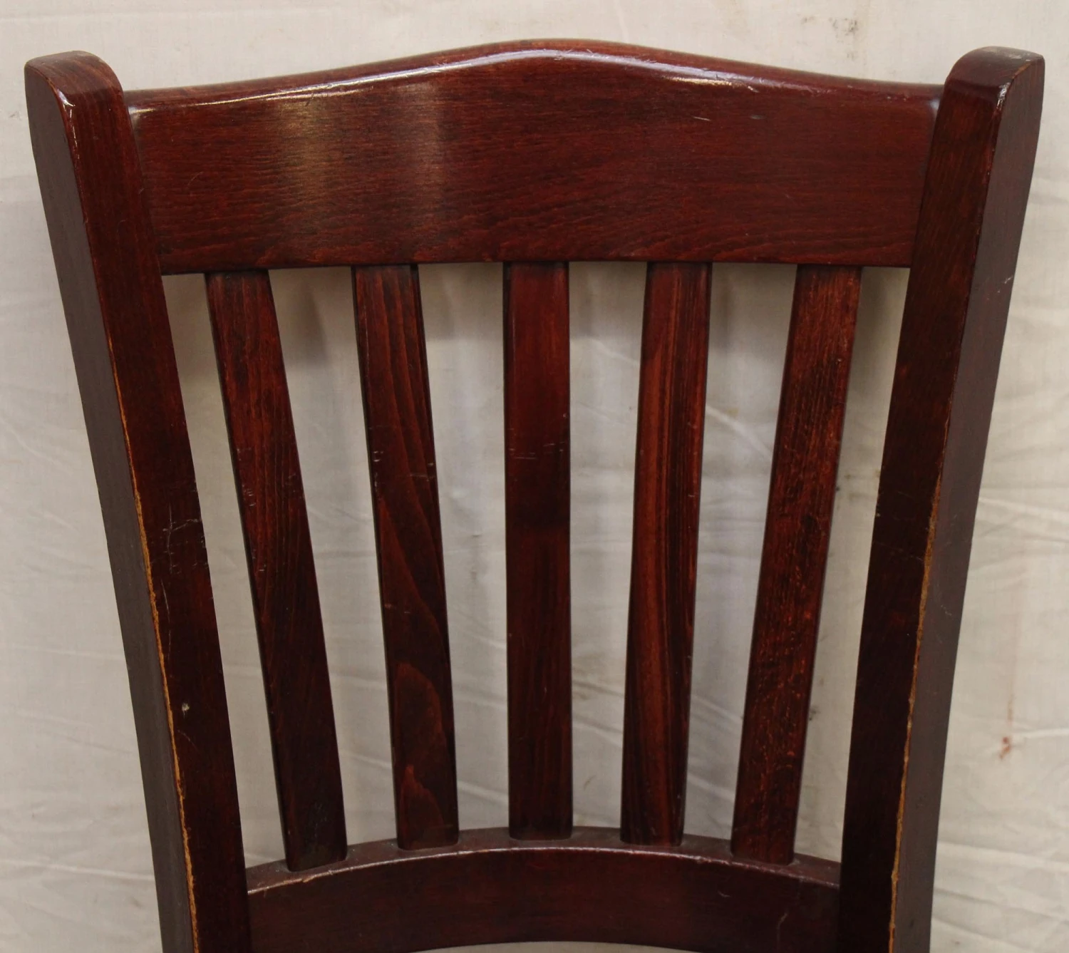 New Wood & Vinyl Dining Chair 6 New Wood & Vinyl Dining Chair - Image 4