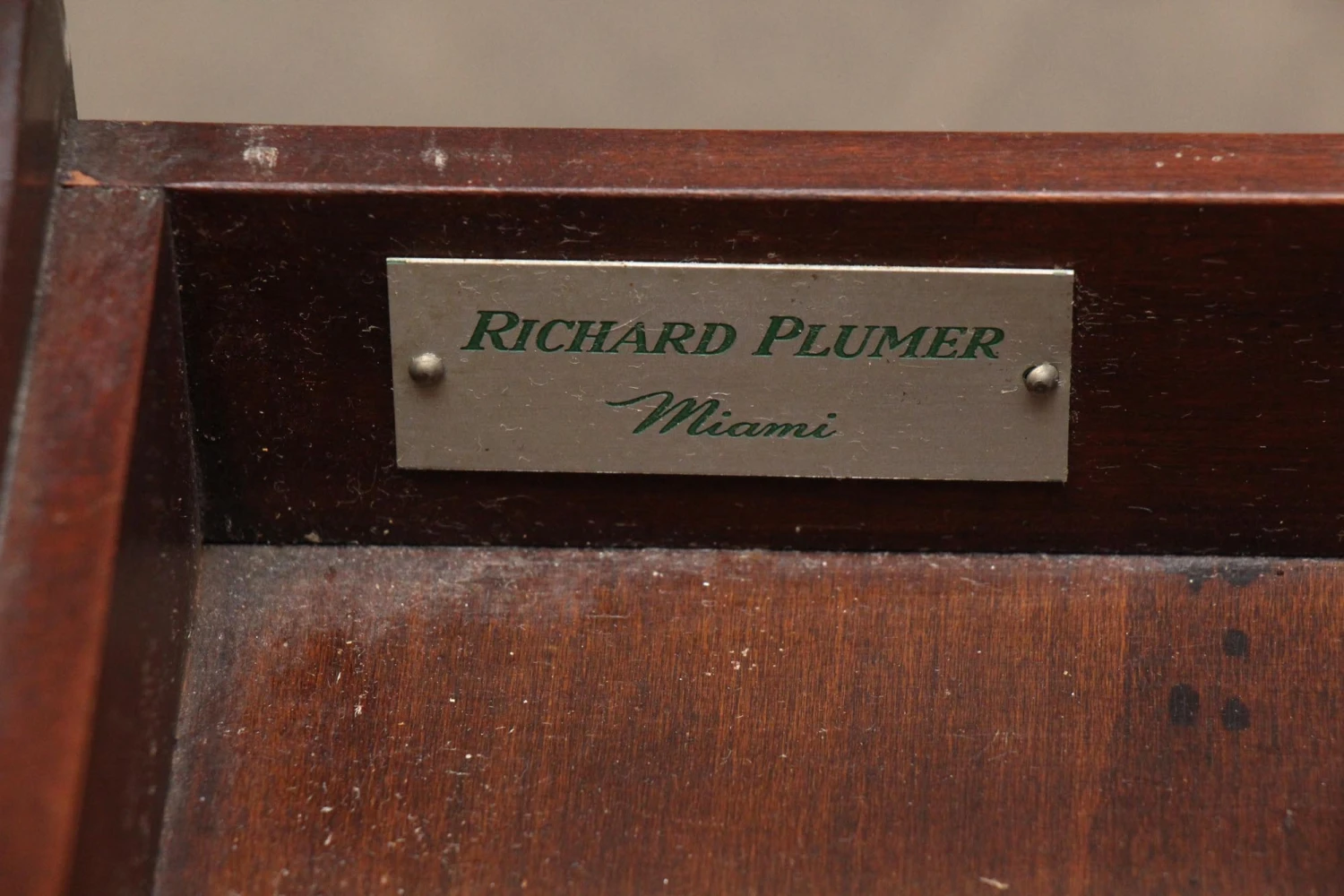 Pair Of Vintage Leather Top Side Tables 8 Pair Of Vintage Leather Top Side Tables - Image 6