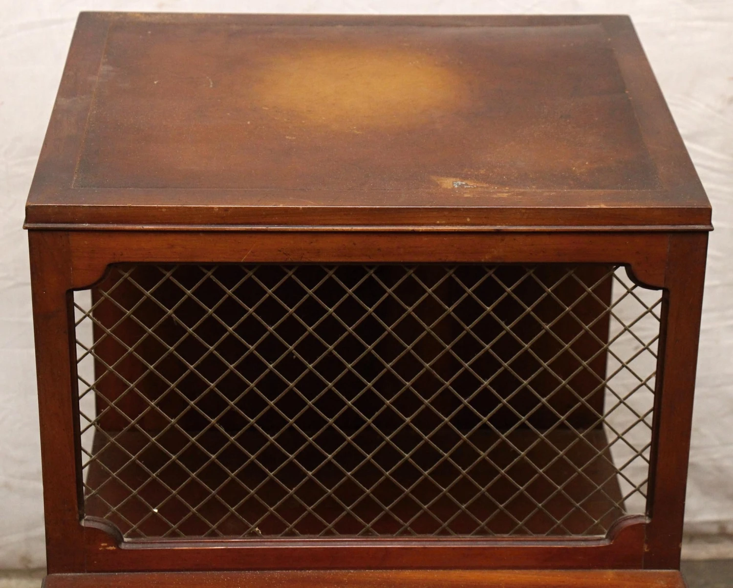 Pair Of Vintage Leather Top Side Tables 9 Pair Of Vintage Leather Top Side Tables - Image 7