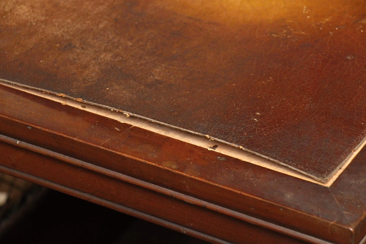 Pair Of Vintage Leather Top Side Tables 13 Pair Of Vintage Leather Top Side Tables - Image 11