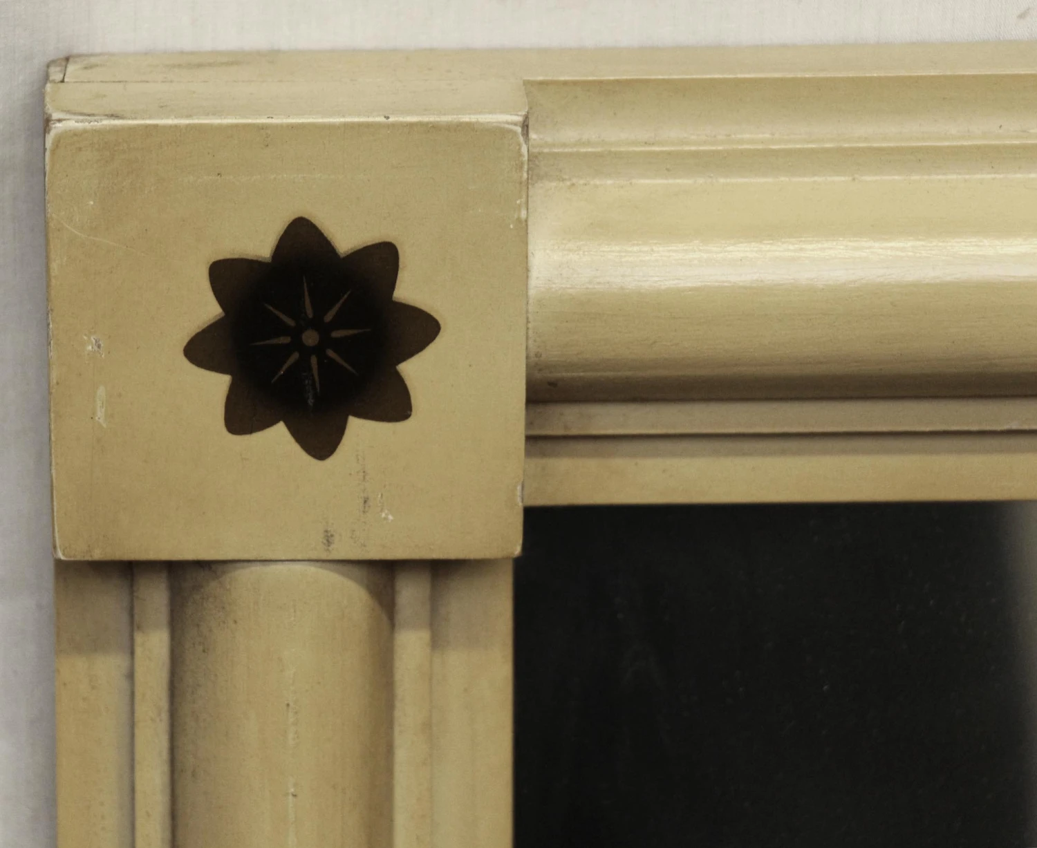 French Light Yellow Framed Mirror 6 French Light Yellow Framed Mirror - Image 4