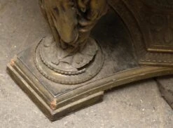 Antique Greek Revival Marble & Brass Lamp Table 33 Antique Greek Revival Marble & Brass Lamp Table -OGT Sale Store m226111 16