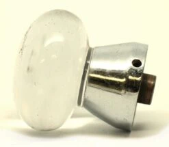 Pair Of Vintage 2.25 In. Fixed Base Glass Drawer Cabinet Knobs 10 Pair Of Vintage 2.25 In. Fixed Base Glass Drawer Cabinet Knobs -OGT Sale Store m227439 04