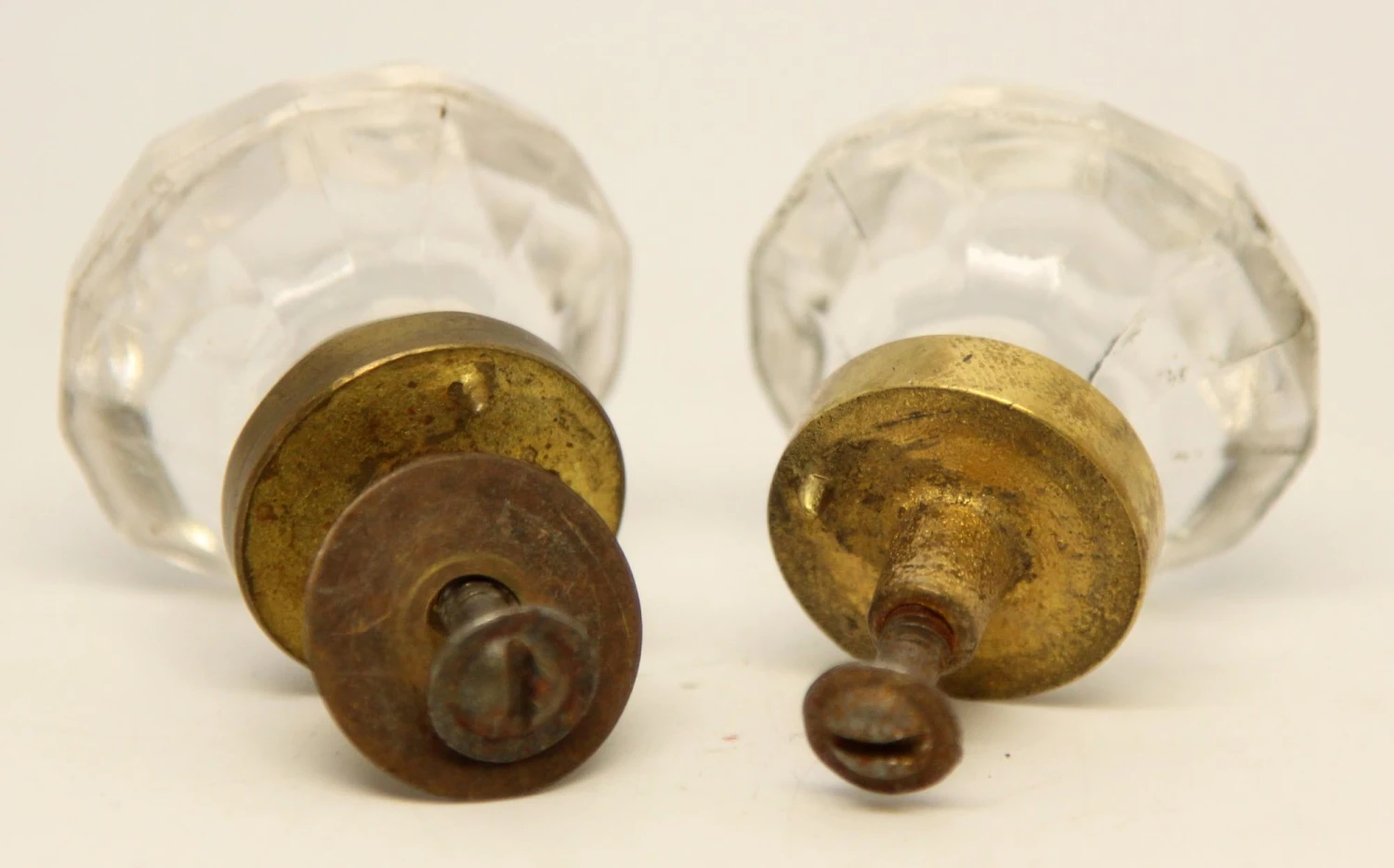 Pair Of Ball Faceted 1.5 In. Clear Glass Drawer Cabinet Knobs 7 Pair Of Ball Faceted 1.5 In. Clear Glass Drawer Cabinet Knobs - Image 5