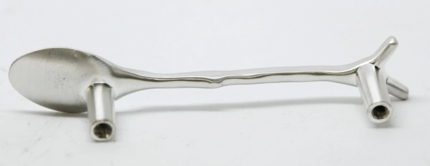 Set Of 10 Silver Spoon New Drawer Pulls 7 Set Of 10 Silver Spoon New Drawer Pulls - Image 5