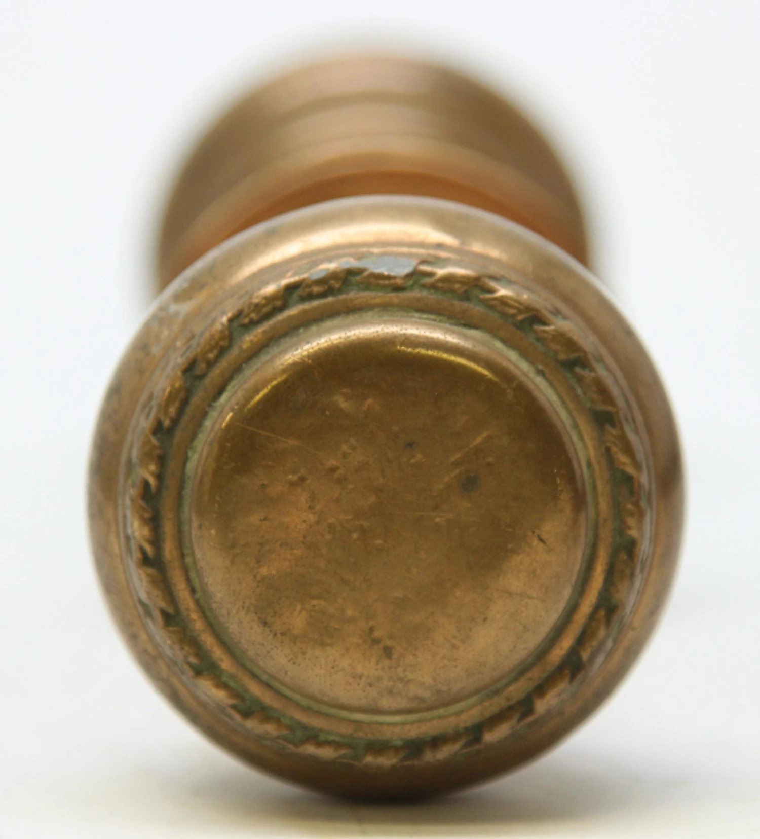 Braided Bronze Knob Set With Rosette 8 Braided Bronze Knob Set With Rosette - Image 6