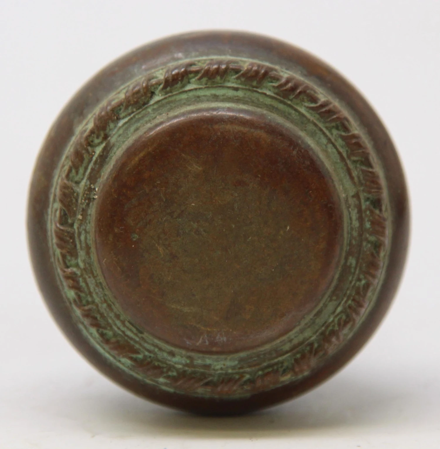 Braided Bronze Knob Set With Rosette 9 Braided Bronze Knob Set With Rosette - Image 7