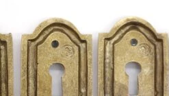 Set Of 10 Olde New Yale & Towne Brass Arched Rectangle Door Keyhole Covers 9 Set Of 10 Olde New Yale & Towne Brass Arched Rectangle Door Keyhole Covers -OGT Sale Store m228263s 04