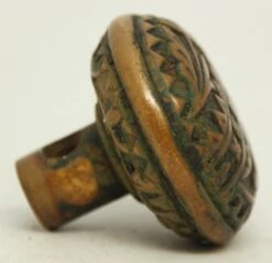 Antique 1880s Britten Graham & Mathess Bronze Door Knob 10 Antique 1880s Britten Graham & Mathess Bronze Door Knob -OGT Sale Store m228316 04
