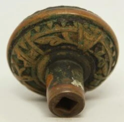 Antique 1880s Britten Graham & Mathess Bronze Door Knob 11 Antique 1880s Britten Graham & Mathess Bronze Door Knob -OGT Sale Store m228316 05