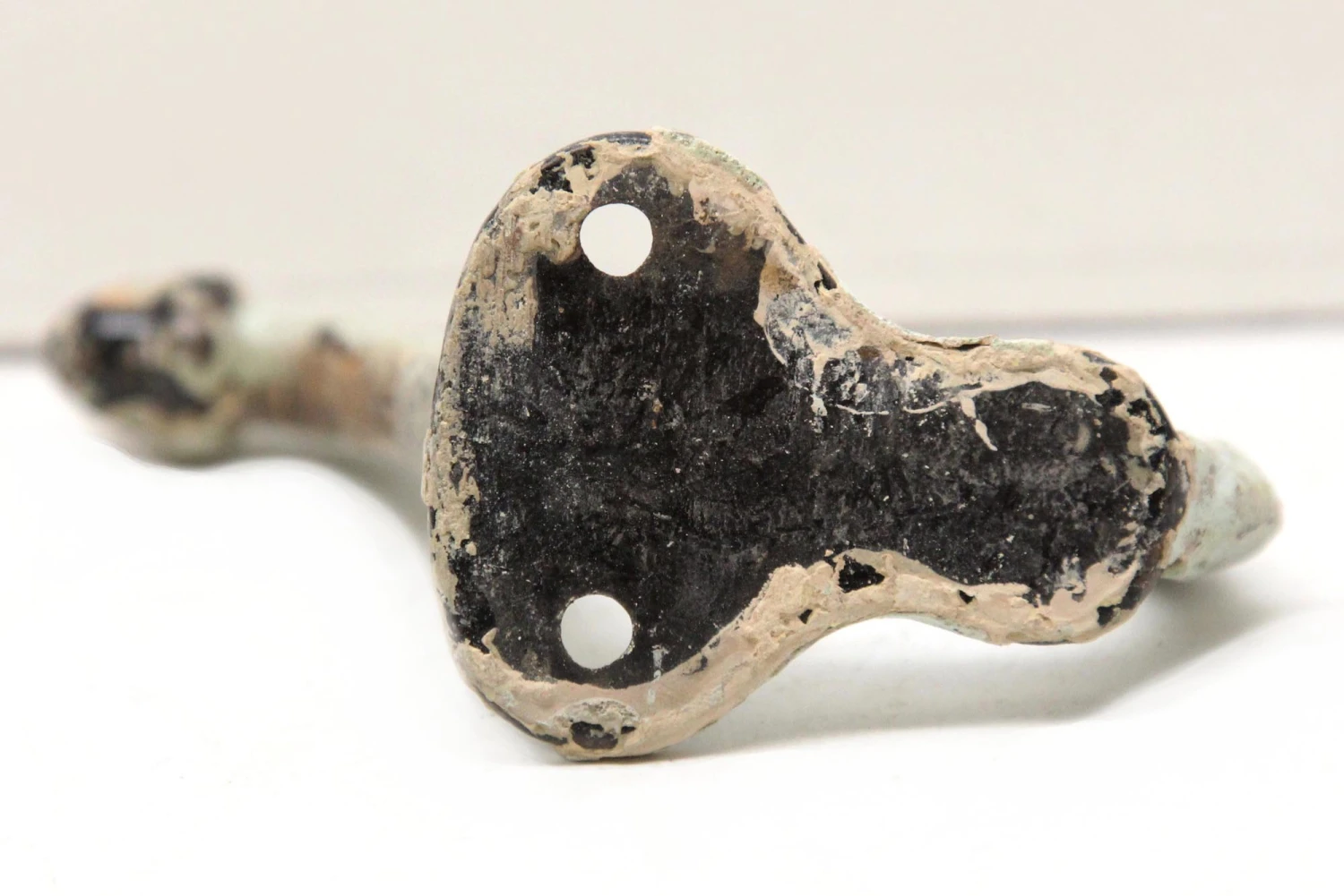 Set Of Seven Distressed Painted Pastel Hooks 7 Set Of Seven Distressed Painted Pastel Hooks - Image 5