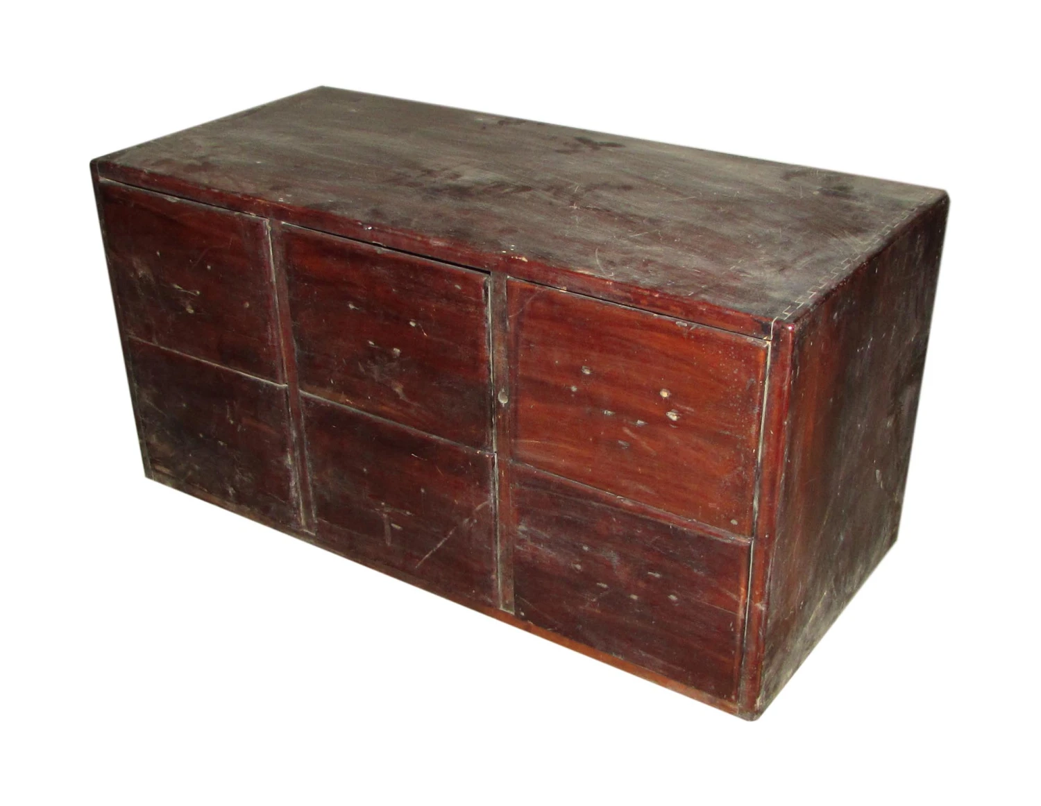 Vintage Wooden Filing Cabinet 9 Vintage Wooden Filing Cabinet - Image 7