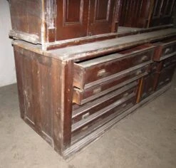 Antique Chestnut Vestment Cabinet Great For Map -OGT Sale Store m229136 05