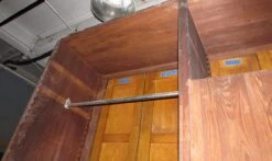 Antique Chestnut Vestment Cabinet Great For Map -OGT Sale Store m229136 10