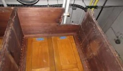 Antique Chestnut Vestment Cabinet Great For Map -OGT Sale Store m229136 12