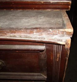 Antique Chestnut Vestment Cabinet Great For Map -OGT Sale Store m229136 13