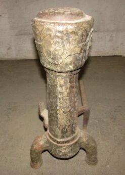 Hand Pounded Wrought Iron Andirons -OGT Sale Store m229250 05