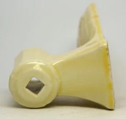 1930s Porcelain Ivory Traditional Wall Sconce With Gold Detail -OGT Sale Store m229293 06