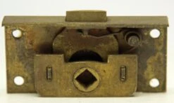 Vintage Brass Cabinet Mortise Lock 14 Vintage Brass Cabinet Mortise Lock -OGT Sale Store m229298 05