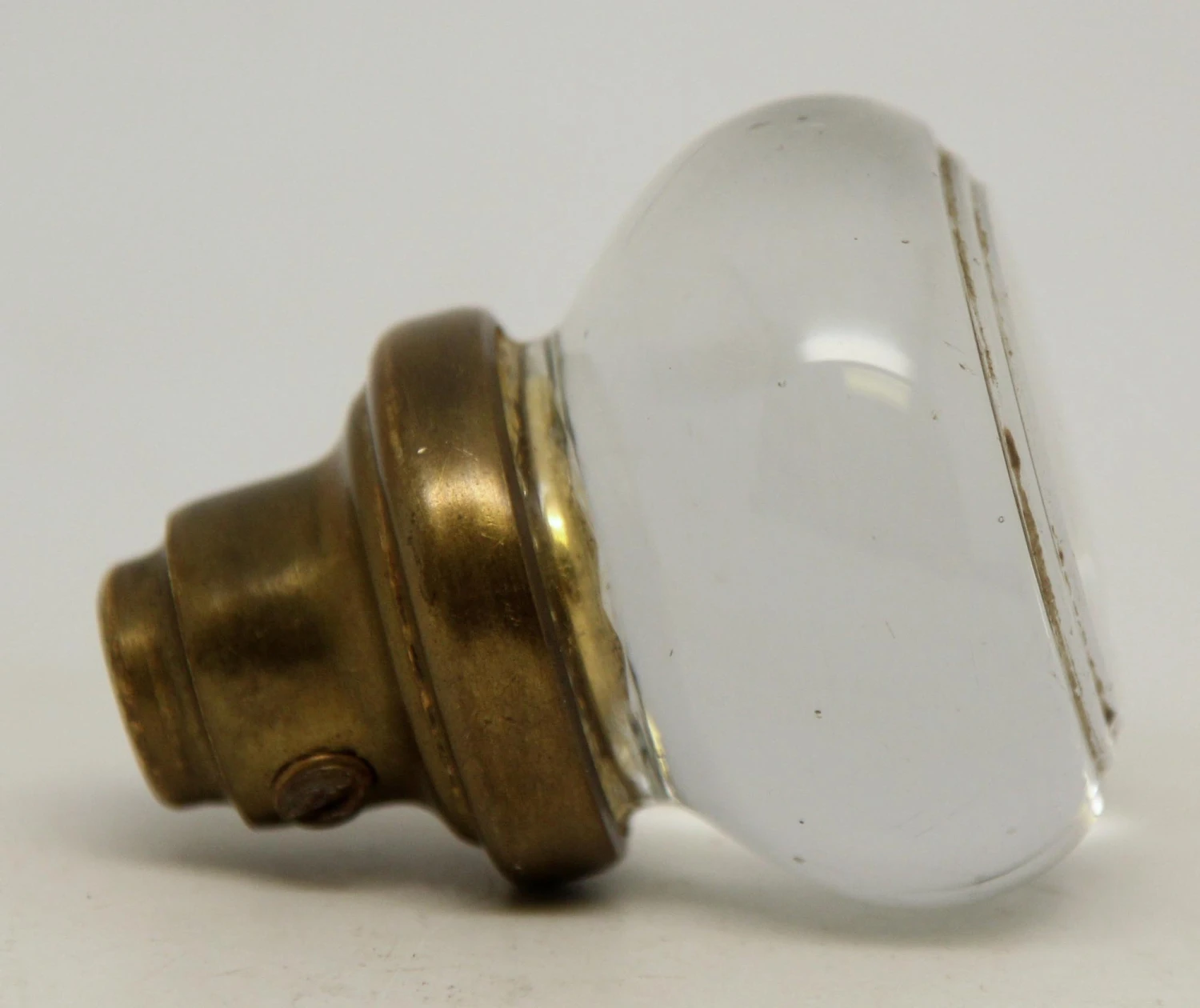 Vintage 1.875 In. Mercury Bullet Glass Door Knob 6 Vintage 1.875 In. Mercury Bullet Glass Door Knob - Image 4