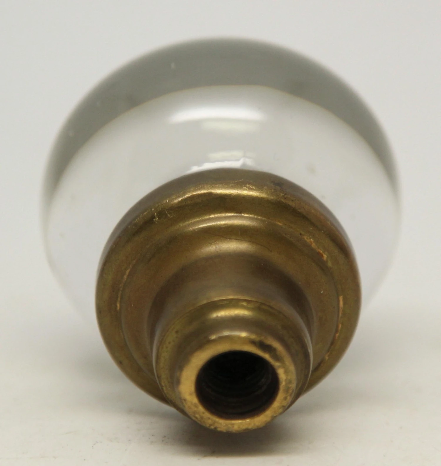 Vintage 1.875 In. Mercury Bullet Glass Door Knob 7 Vintage 1.875 In. Mercury Bullet Glass Door Knob - Image 5