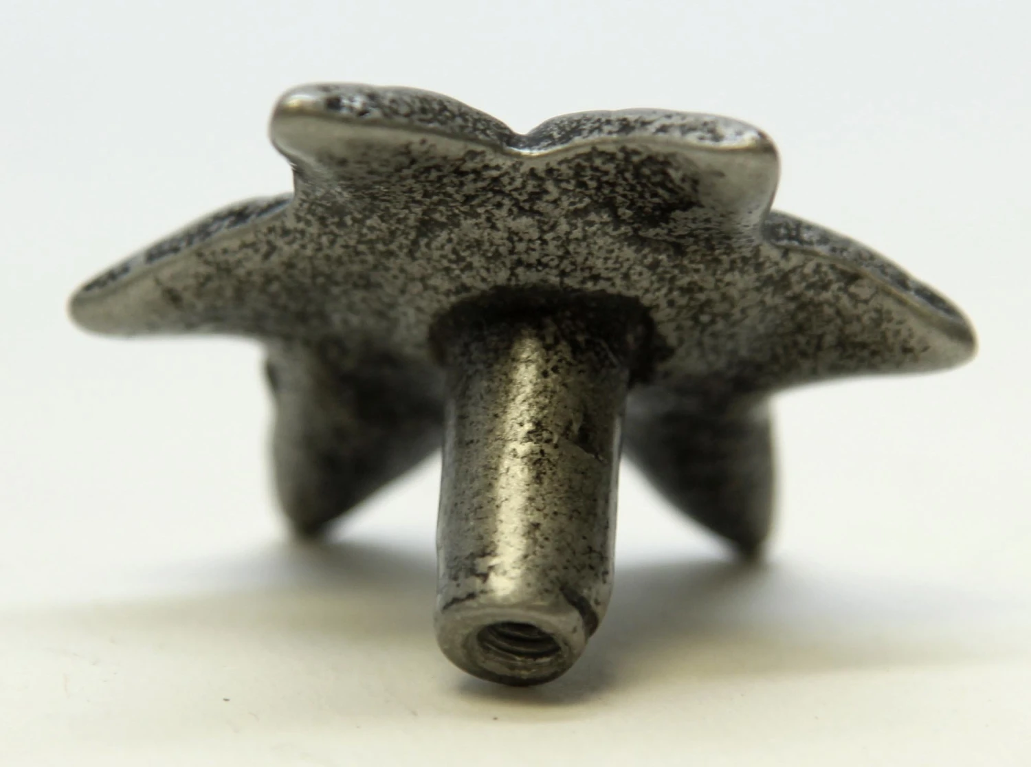 Set Of 10 New Pewter Finish Floral Drawer Cabinet Knobs 6 Set Of 10 New Pewter Finish Floral Drawer Cabinet Knobs - Image 4