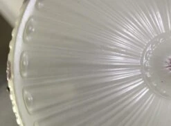 1910 Hand Painted Glass Dish Globe Up Pendant Light 14 1910 Hand Painted Glass Dish Globe Up Pendant Light -OGT Sale Store m230320 06