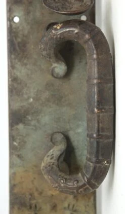 Antique 18.25 In. Victorian Floral Bronze Door Pull -OGT Sale Store m230977 04