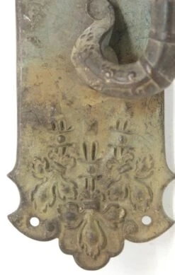 Antique 18.25 In. Victorian Floral Bronze Door Pull -OGT Sale Store m230977 05