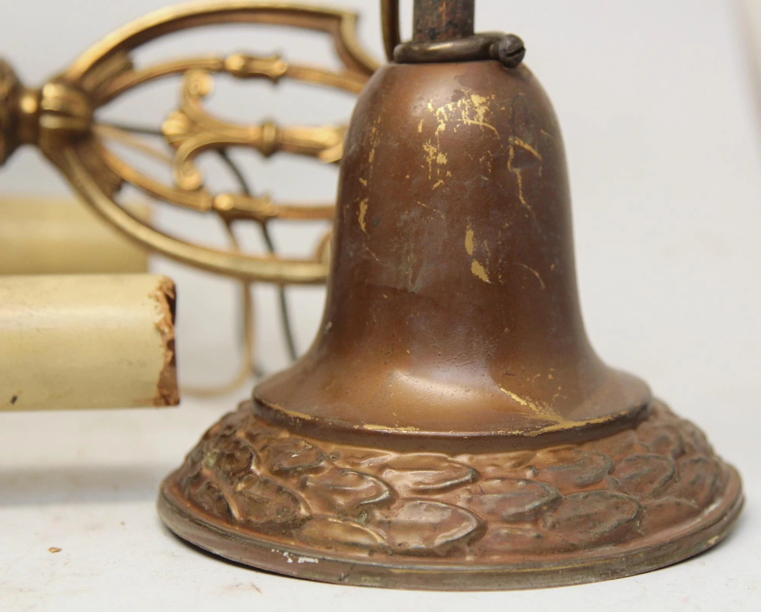 Tulip Glass Pendant Light With 3 Arm Brass Frame 10 Tulip Glass Pendant Light With 3 Arm Brass Frame - Image 8