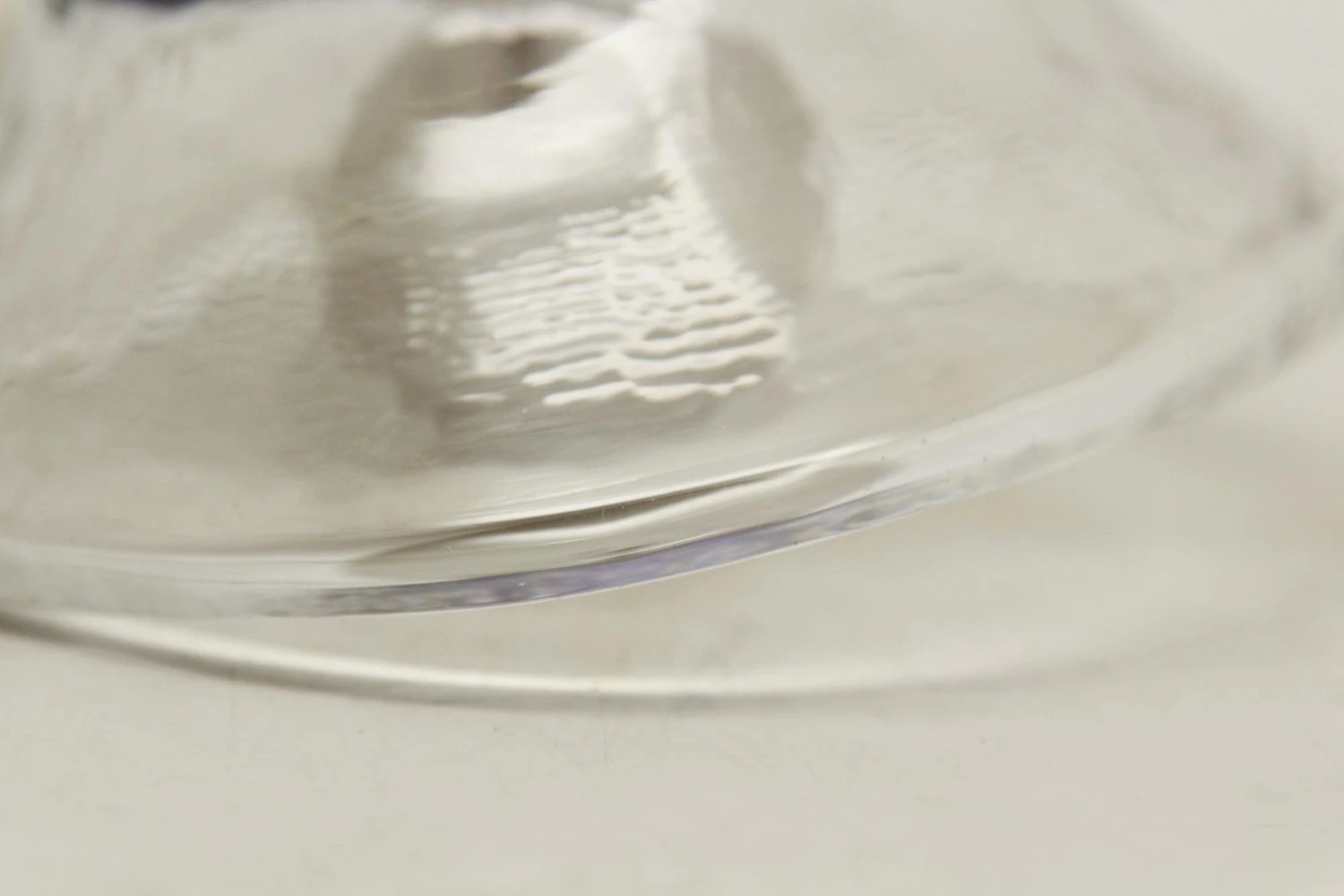 Vintage Blue & Clear Glass Pendant Light 6 Vintage Blue & Clear Glass Pendant Light - Image 4