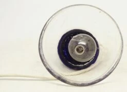 Vintage Blue & Clear Glass Pendant Light 11 Vintage Blue & Clear Glass Pendant Light -OGT Sale Store m231252 05