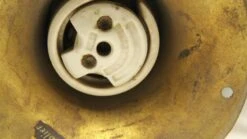 Vintage Green Steel Angled Shade Flush Mount Light 17 Vintage Green Steel Angled Shade Flush Mount Light -OGT Sale Store m231257 08