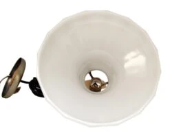 1920s Antique 11 In. Milk Glass Pendant Light 15 1920s Antique 11 In. Milk Glass Pendant Light -OGT Sale Store m231262 07