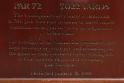 Champion Course Plaque 11 Champion Course Plaque -OGT Sale Store m231466 04