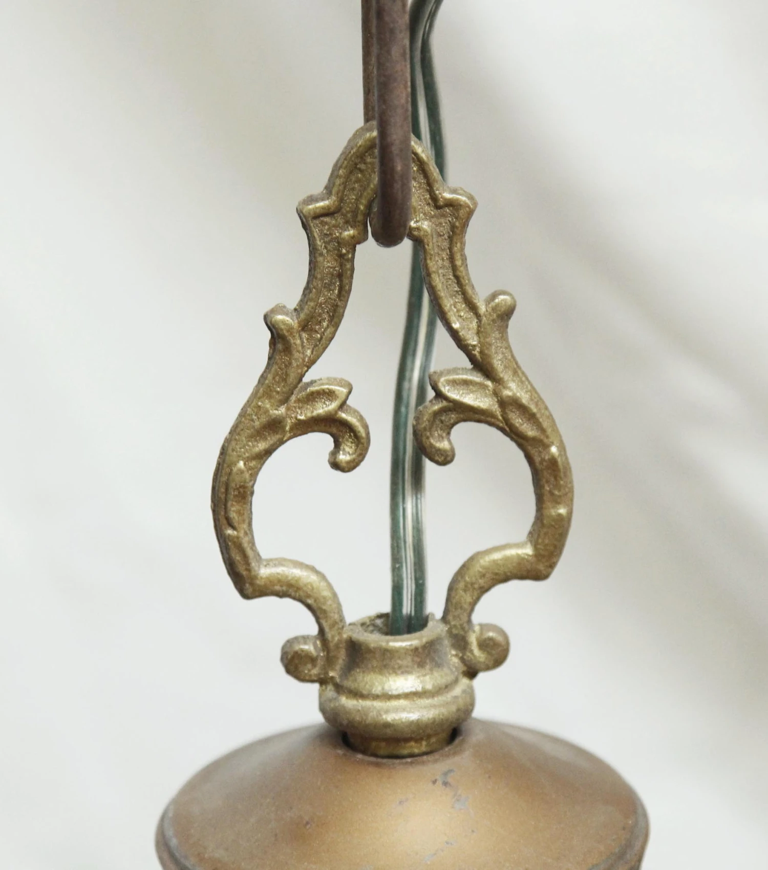 Victorian Gas Bronze 3 Down Light Chandelier 7 Victorian Gas Bronze 3 Down Light Chandelier - Image 5