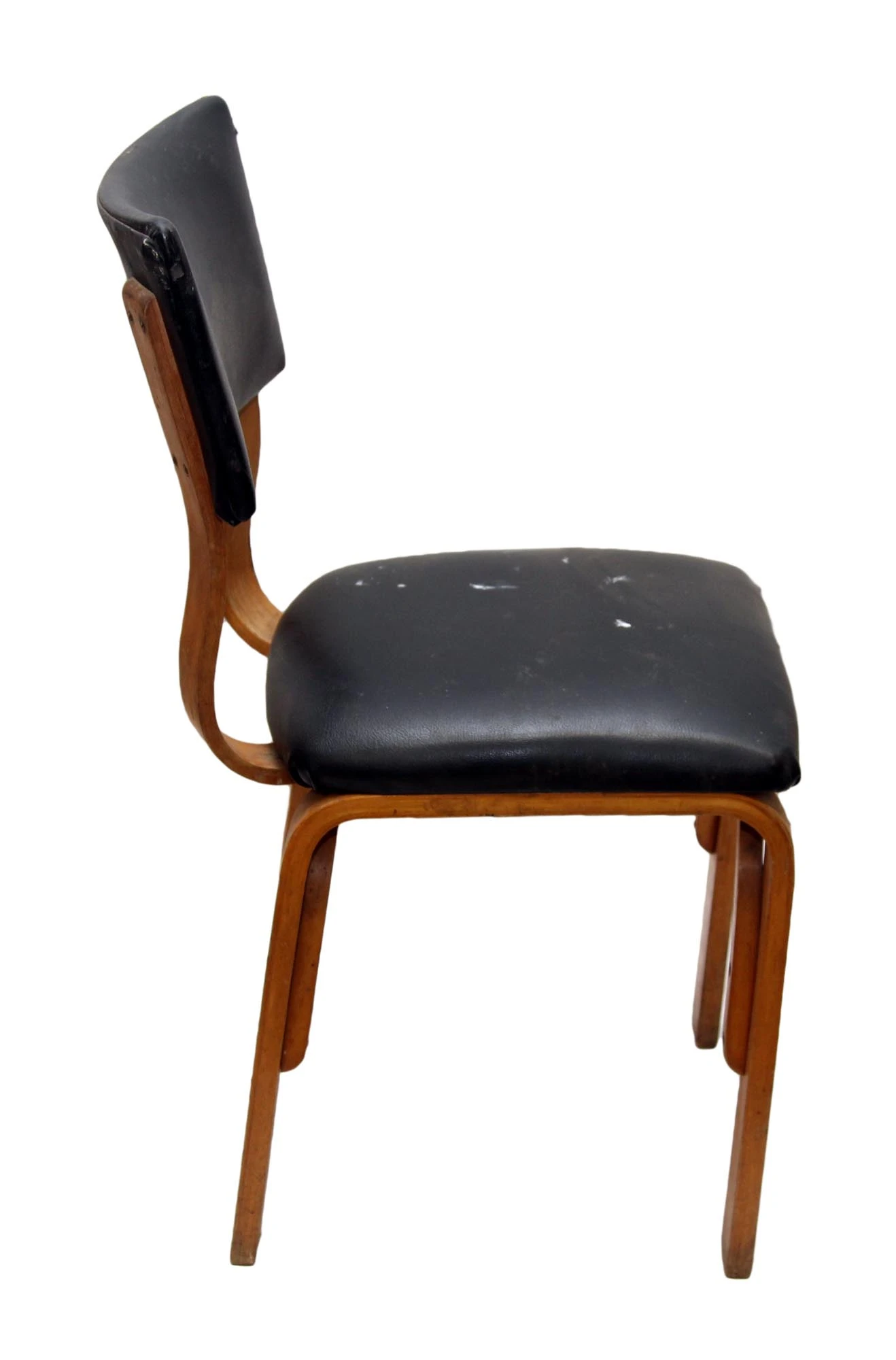 Thonet Black Chair With Light Wood Tone 10 Thonet Black Chair With Light Wood Tone - Image 8