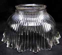 Custom 1920s Clear 6.875 In. Glass Holophane Pendant Light 9 Custom 1920s Clear 6.875 In. Glass Holophane Pendant Light -OGT Sale Store m232152 04