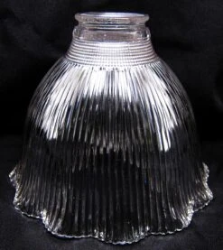Custom 1920s Holophane 7 In. Clear Glass Pendant Light -OGT Sale Store m232180 04