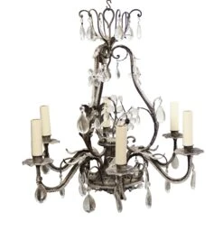 Modern 6 Arm Italian Floral Crystal Chandelier 15 Modern 6 Arm Italian Floral Crystal Chandelier -OGT Sale Store m232261 06