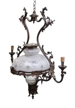 Antique Victorian 2 Arm Bronze Gas Light 20 Antique Victorian 2 Arm Bronze Gas Light -OGT Sale Store m232267 09