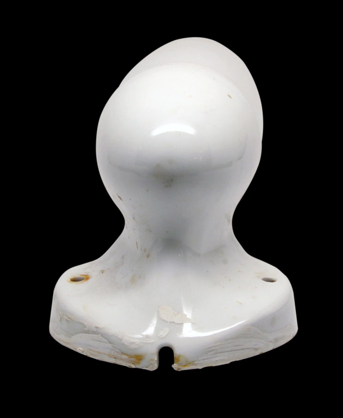 Modern Mid Century Milk Glass & White Porcelain Wall Sconce 6 Modern Mid Century Milk Glass & White Porcelain Wall Sconce - Image 4