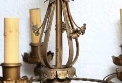 Antique 5 Light French Chandelier With Gold Finish -OGT Sale Store m232320 04