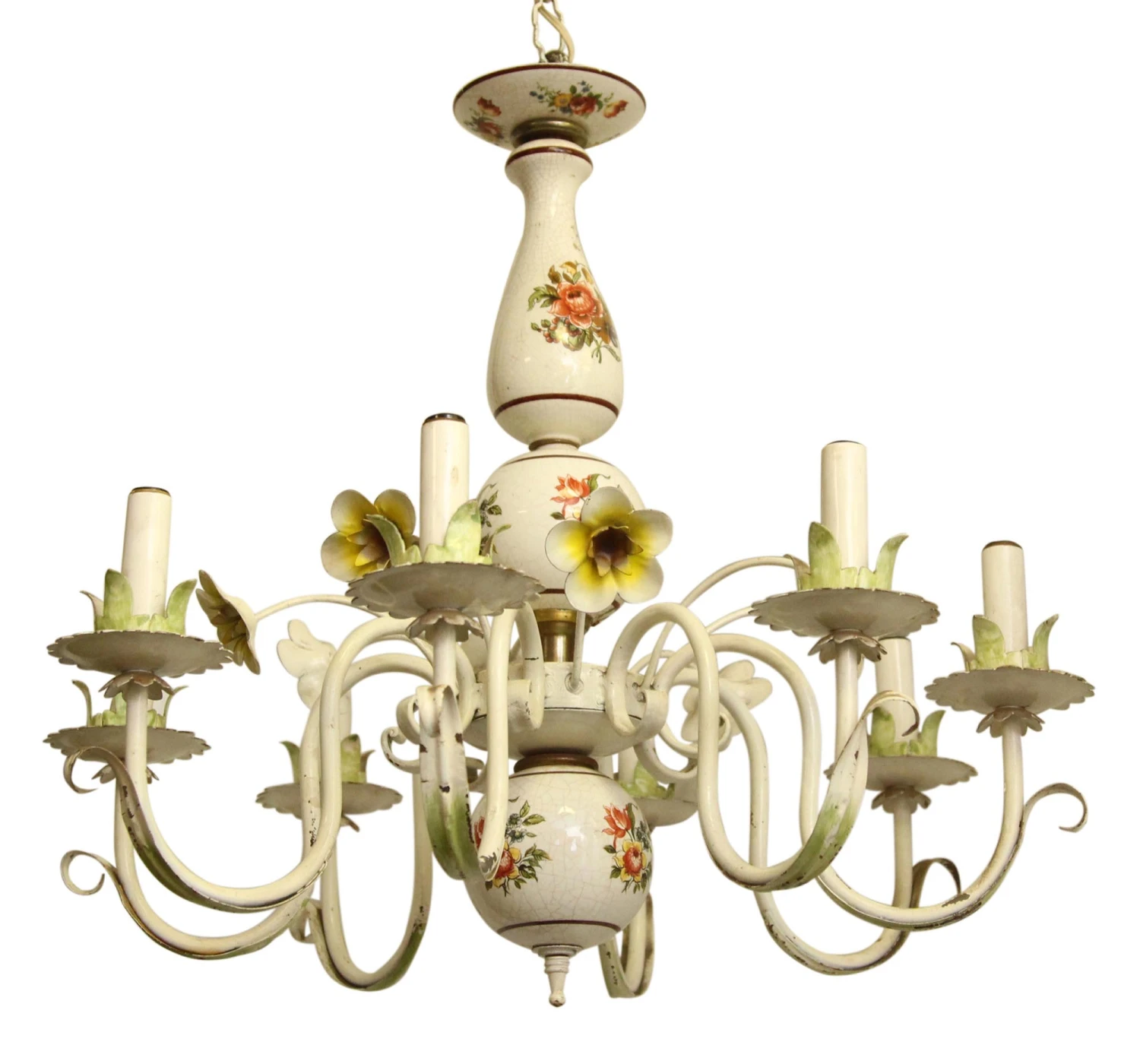 Floral French Country Style Chandelier With 8 Lights 9 Floral French Country Style Chandelier With 8 Lights - Image 7