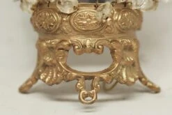 Pair Of Antique Mirrored Crystal Wall Sconces 17 Pair Of Antique Mirrored Crystal Wall Sconces -OGT Sale Store m233287 06