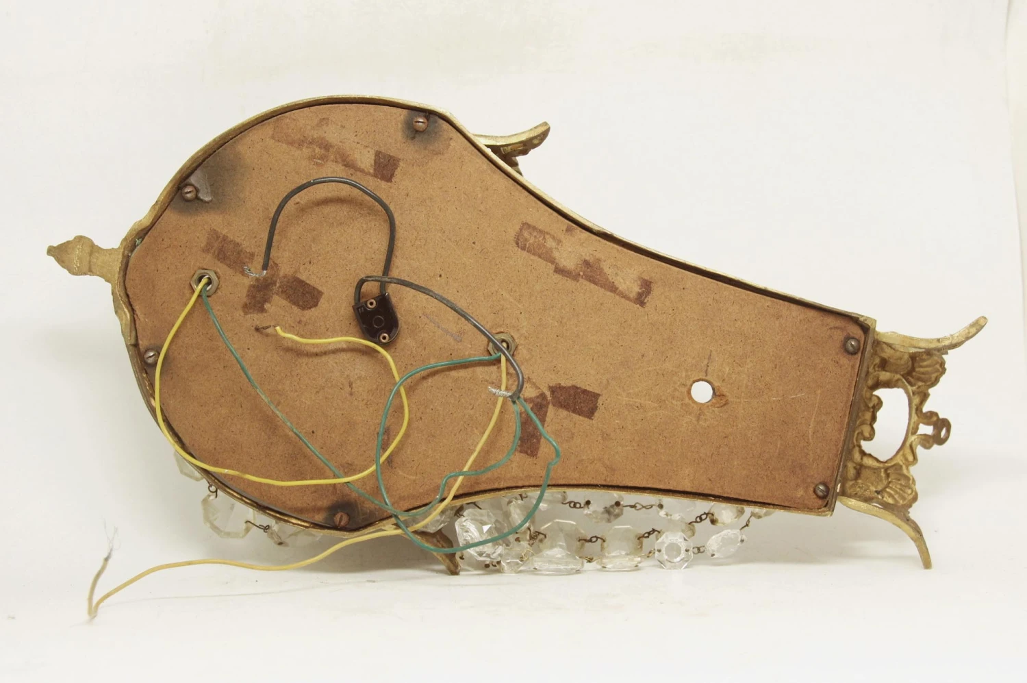 Pair Of Antique Mirrored Crystal Wall Sconces 12 Pair Of Antique Mirrored Crystal Wall Sconces - Image 10