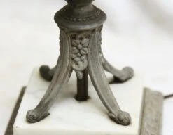 Victorian Clear Glass Bronze & Marble Table Lamp 16 Victorian Clear Glass Bronze & Marble Table Lamp -OGT Sale Store m233369 06